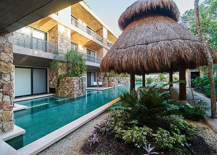 Apartment Luxury Poolside Gem With Pool, Jacuzzi & Gym Tulum